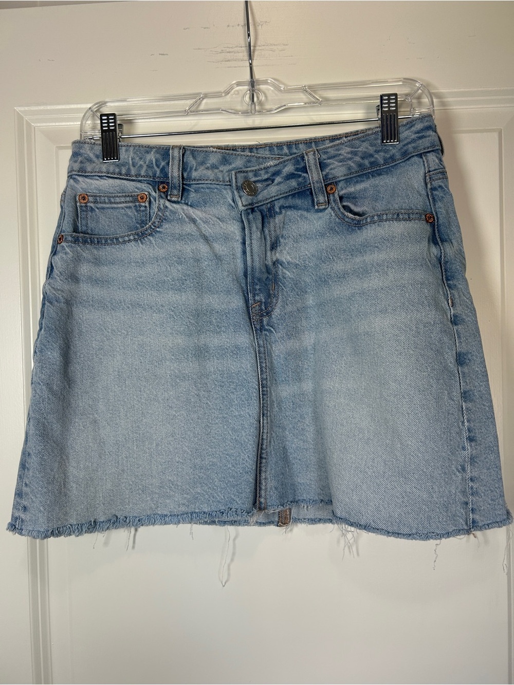 American Eagle Outfitters Light Blue Denim Mini Skirt